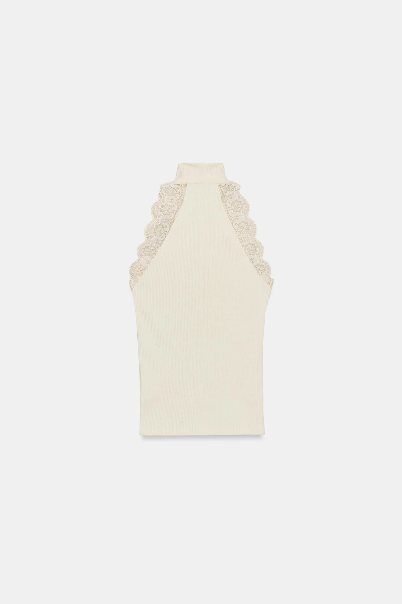 LACE RIB TOP