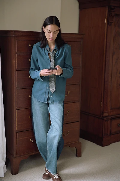 CHEMISE EN DENIM SLIM ZW COLLECTION