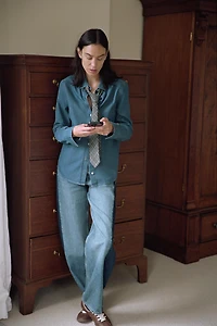 CHEMISE EN DENIM SLIM ZW COLLECTION