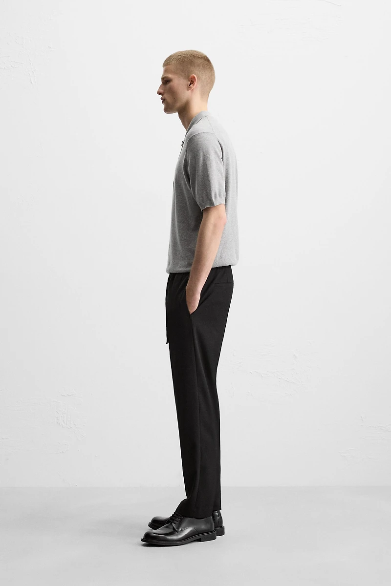 JOGGER WAIST STRETCH PANTS