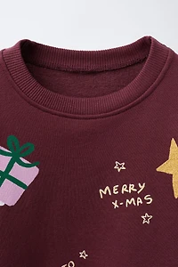 PRINTED ELVES SWEATSHIRT