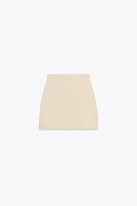 KNIT MINI SKIRT