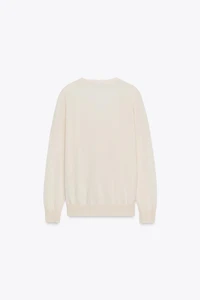 GILET 100 % LAINE COL EN V