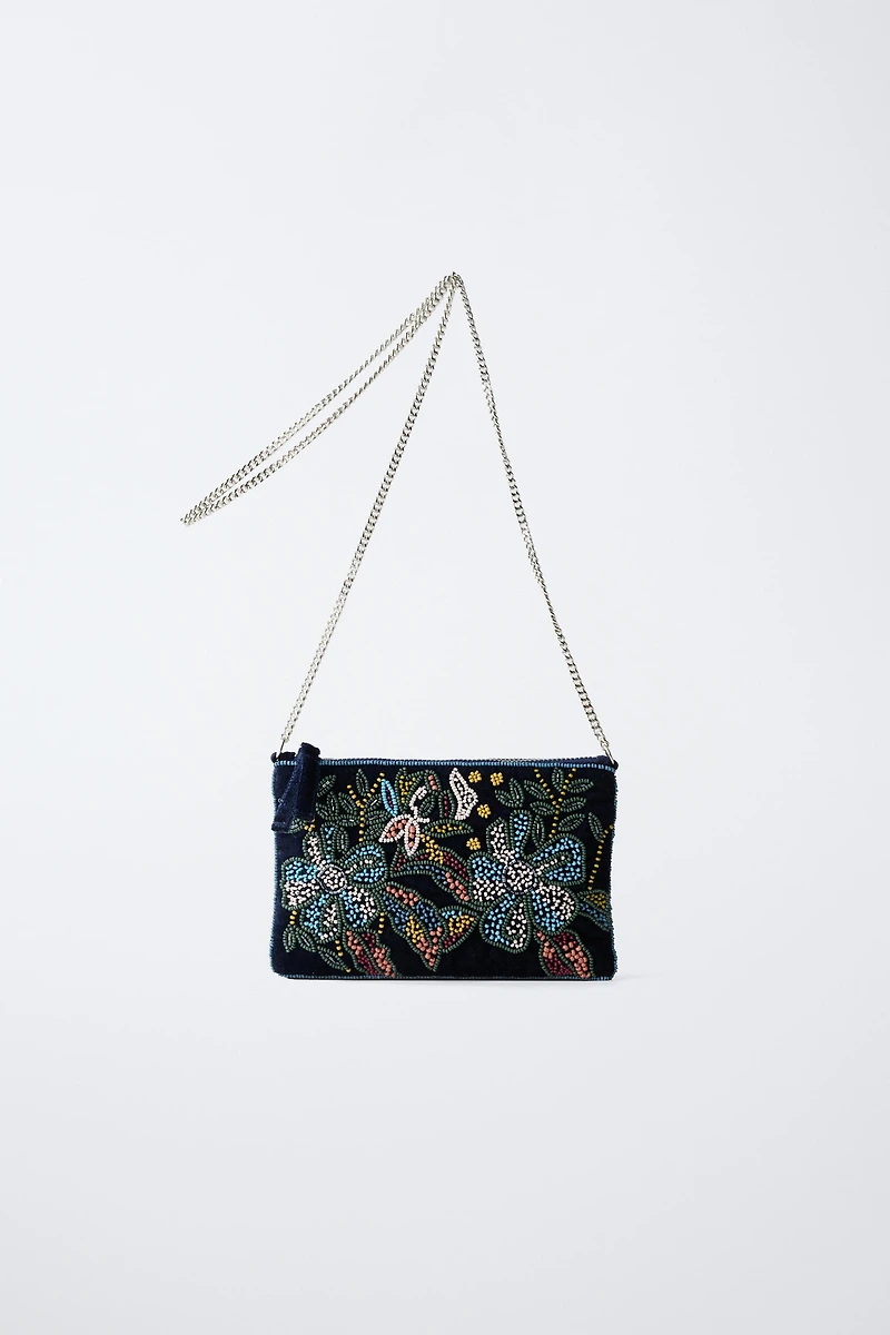 BEADED CROSSBODY BAG