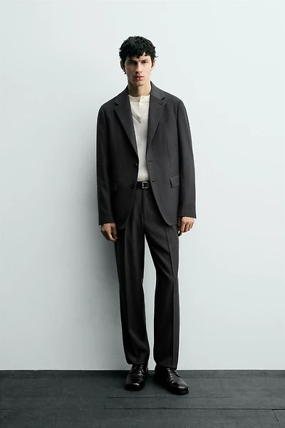 PANTALON DE COSTUME 100 % LAINE