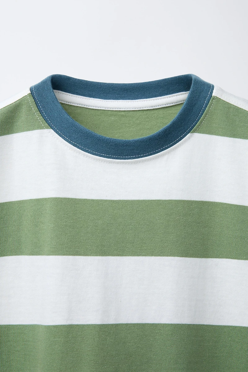 WIDE STRIPE T-SHIRT