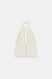 TOP HALTER ŒILLETS