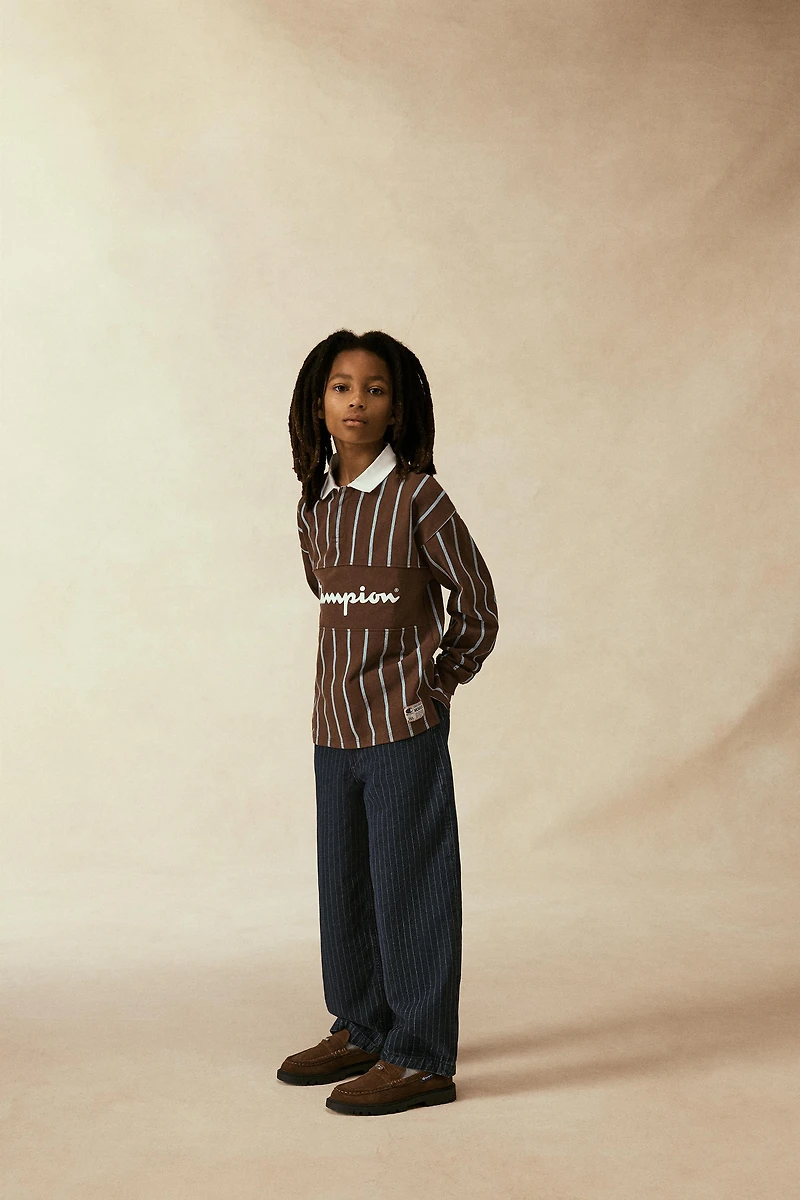 JEAN SKATER RAYURES CHAMPION ® X ZARA