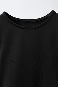 SHORT-SLEEVE POLYAMIDE BODYSUIT