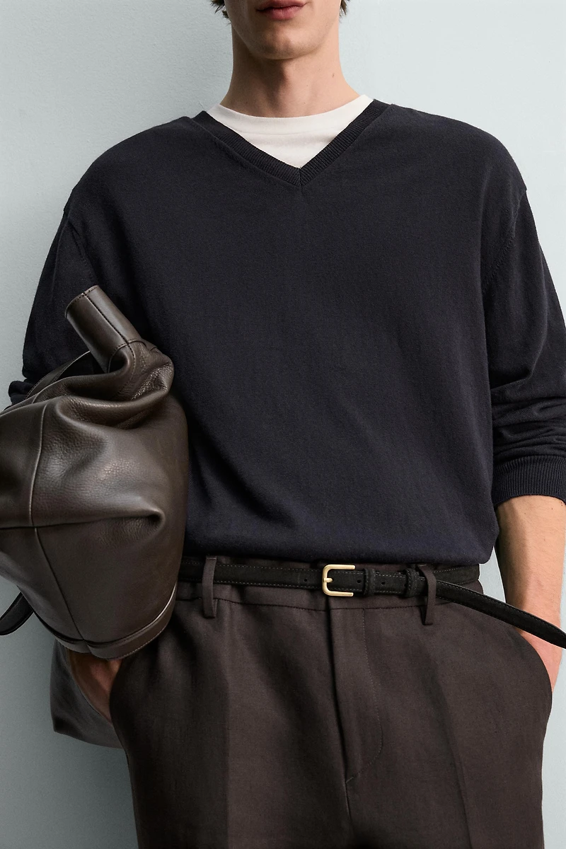 LIGHTWEIGHT COTTON-LINEN JUMPER