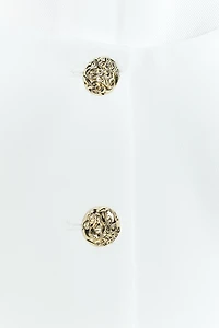 SQUARE NECK SHORT SLEEVE BLAZER