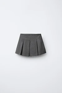 RHINESTONE PLEATED SKORT
