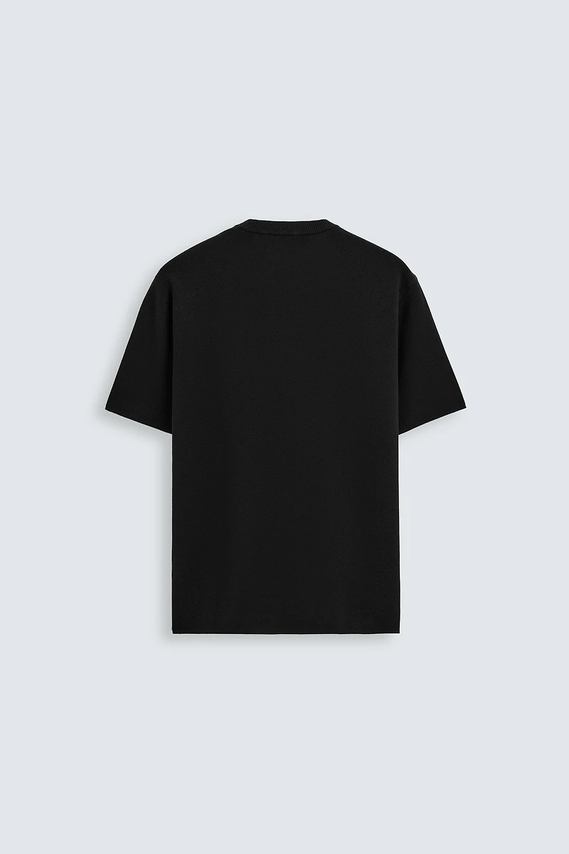 RELAXED FIT KNIT T-SHIRT