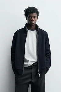 INTERLOCK RIBBED JACKET