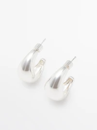 Boucles d’oreilles créoles demi-lune