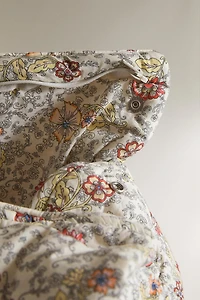FLORAL COTTON DIAPER BAG