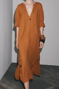 ZW COLLECTION LINEN TUNIC DRESS