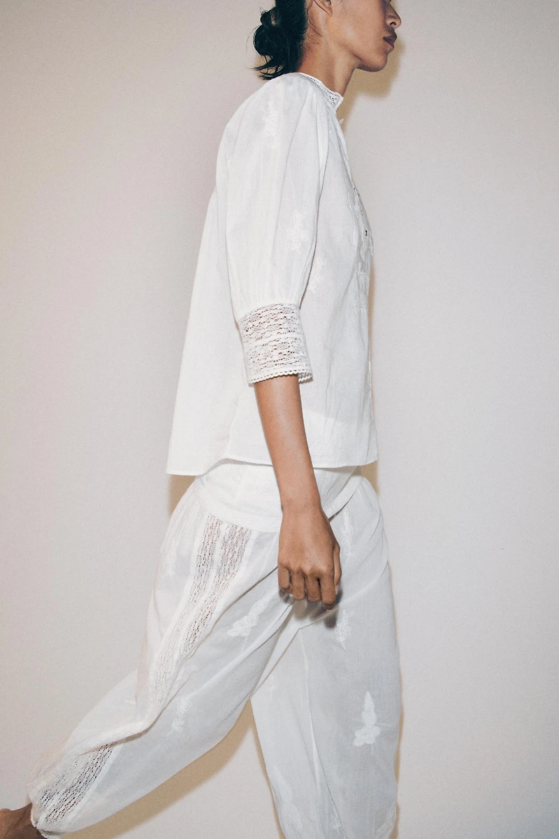 EMBROIDERED BLOUSE ZW COLLECTION