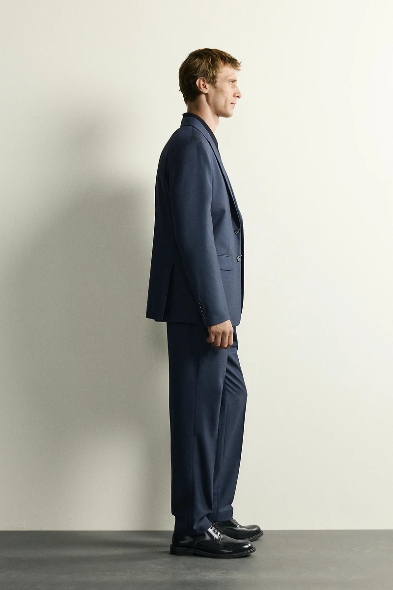 PANTALON DE COSTUME REGULAR FIT À CARREAUX