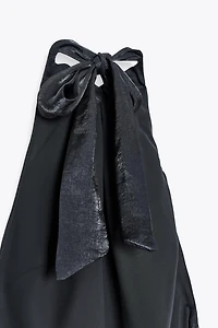 HALTER MIDI DRESS
