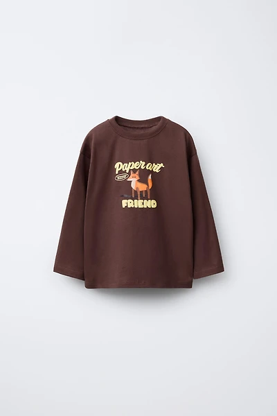 RAISED PRINT T-SHIRT