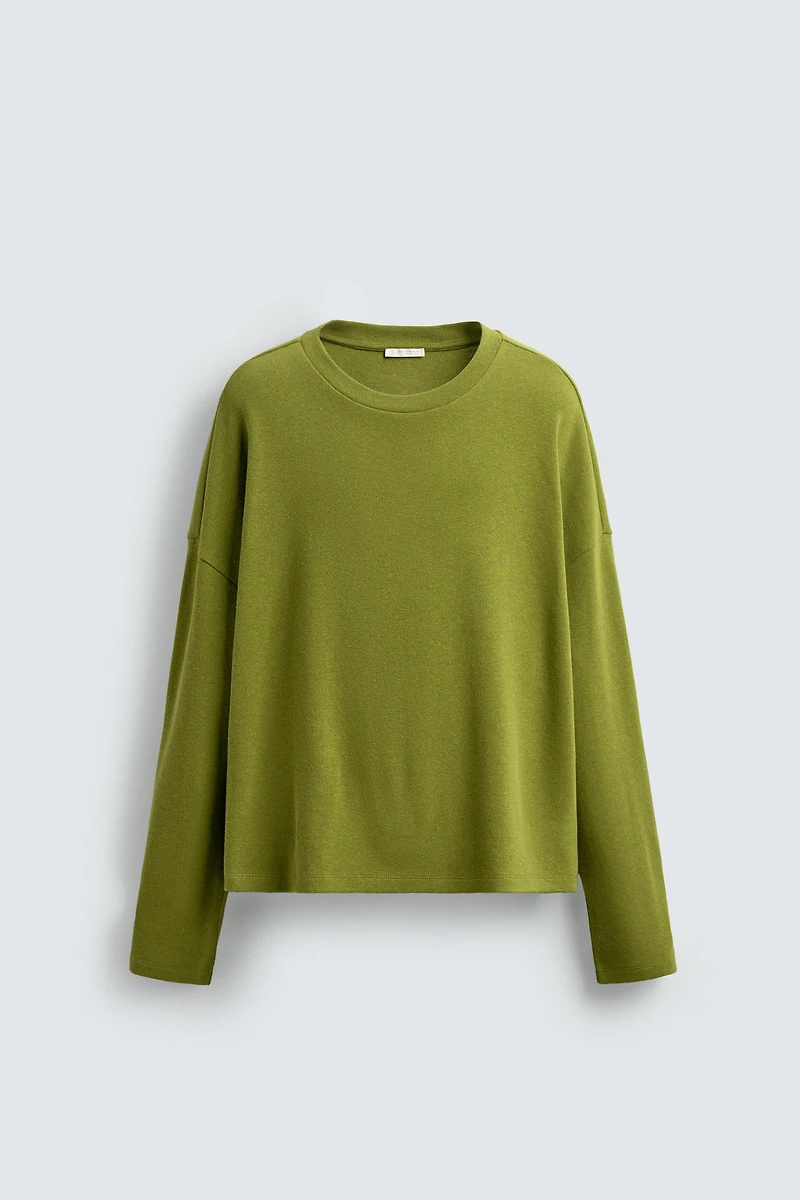 COTTON - LINEN SWEATSHIRT