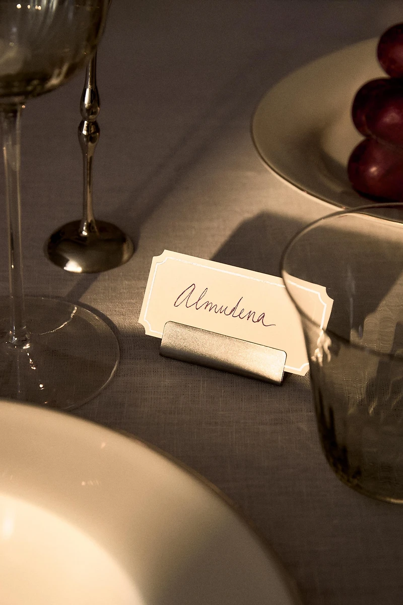 METAL PLACE CARD & CARD SET