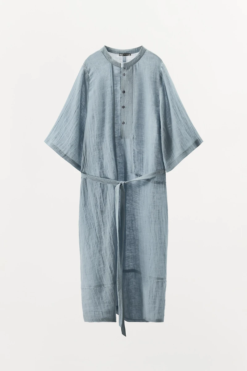 LIMITED EDITION LINEN SHIRT DRESS