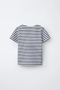 INTERLOCK STRIPED T-SHIRT