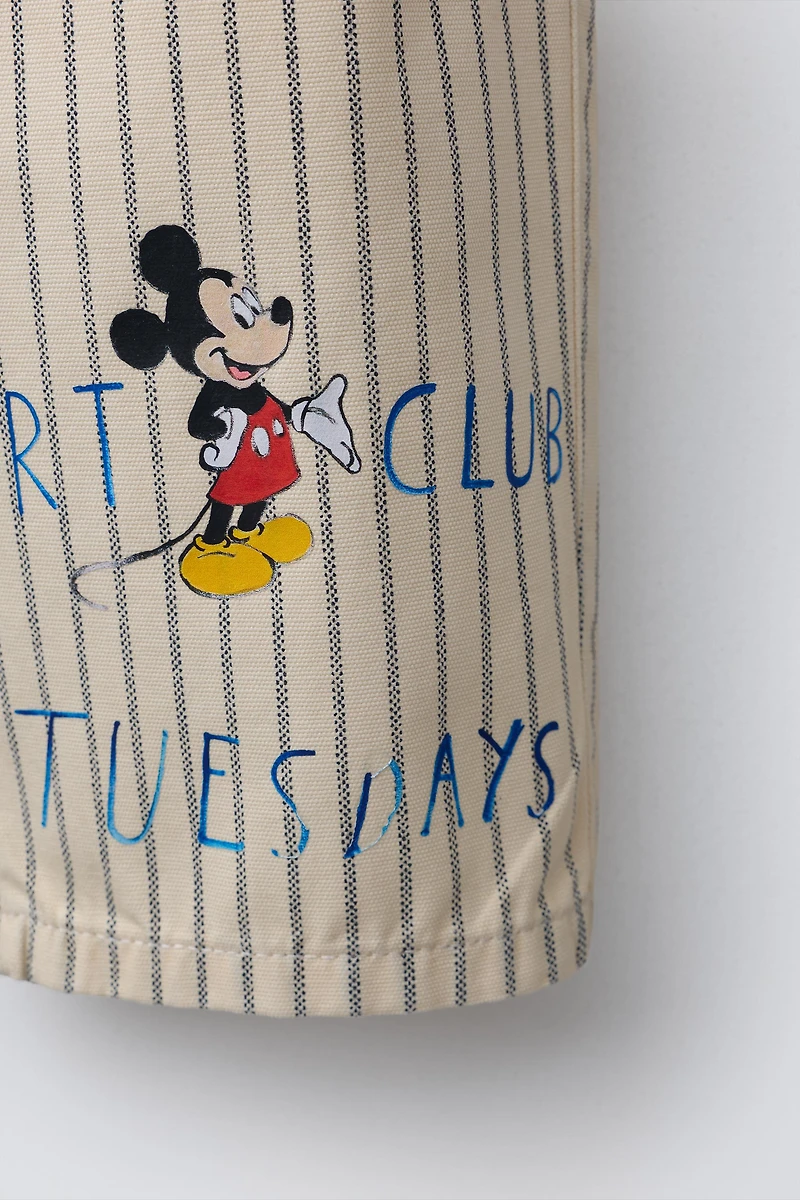 MICKEY MOUSE © DISNEY RELAXED CANVAS PANTS