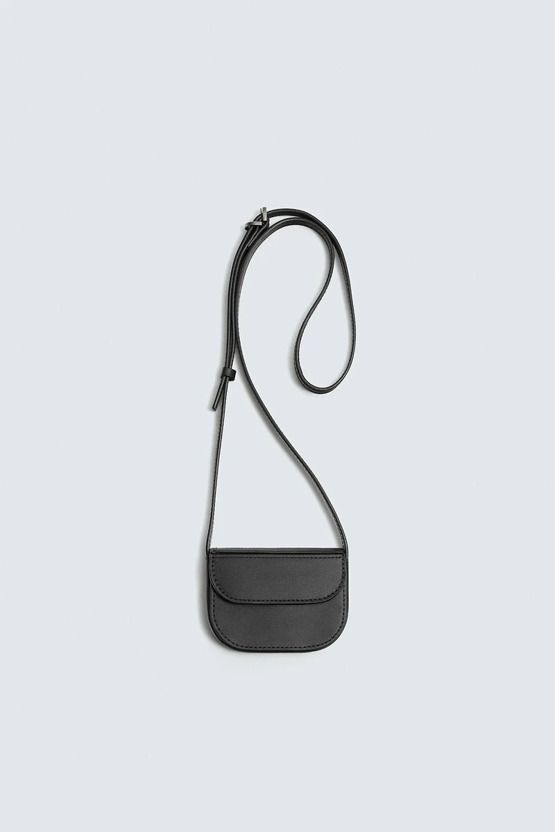 LEATHER MINI CROSSBODY BAG