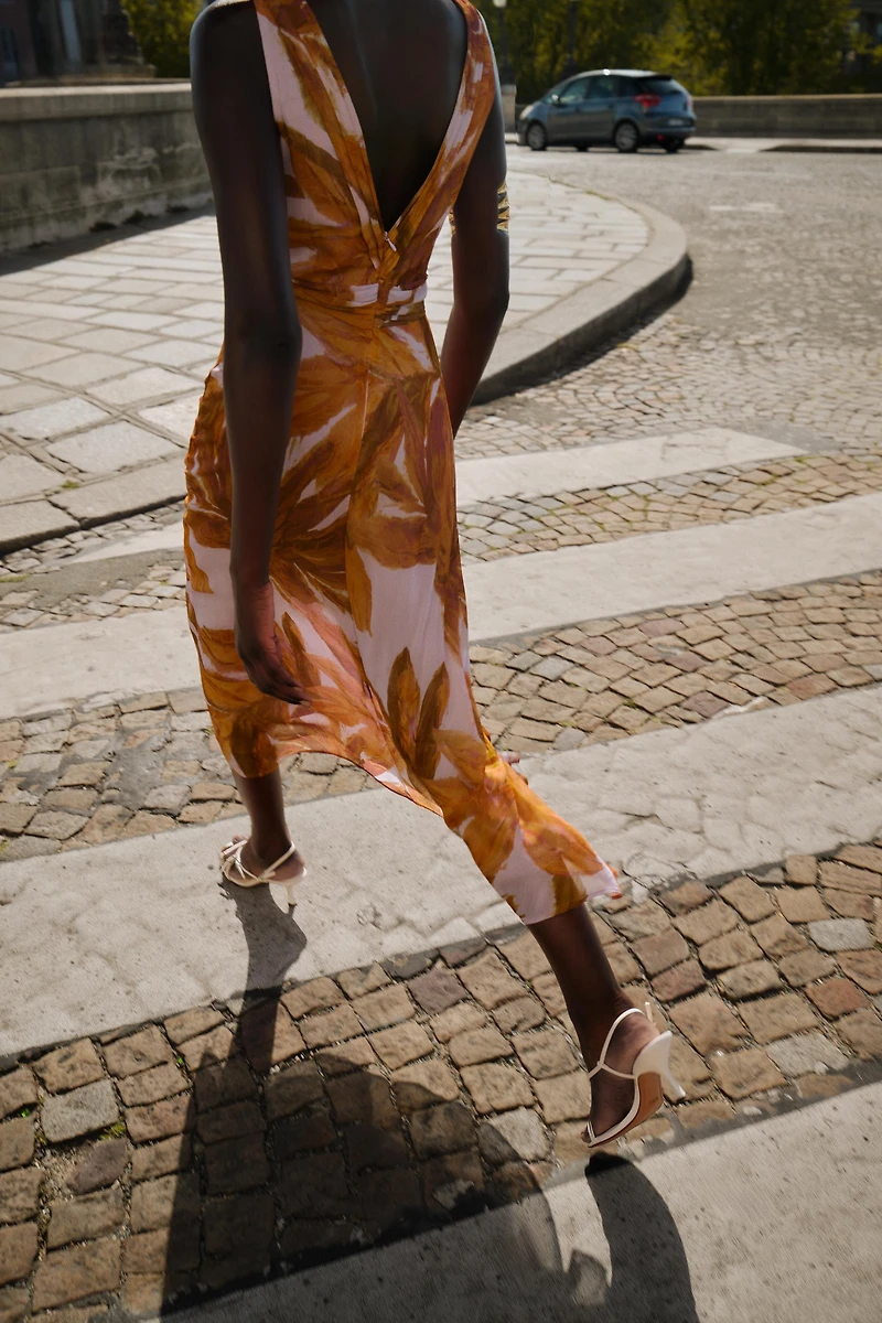 ROBE MIDI IMPRIMÉE