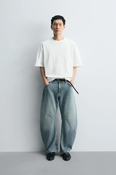 RELAXED BARREL FIT JEANS