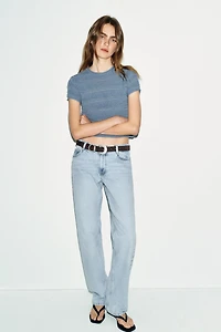 TOP EN MAILLE POINTELLE