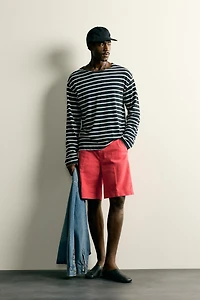 STRAIGHT FIT CHINO SHORTS