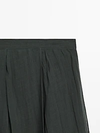 Long flowing skirt with ruffles