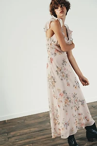 FLORAL MIDI DRESS