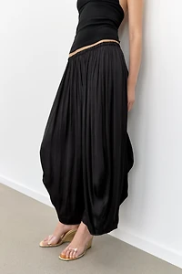 PANTALON BOUFFANT À PLIS