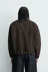 CROPPED FIT FIREMAN CLASP JACKET