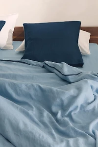 CONTRAST LINEN DUVET COVER