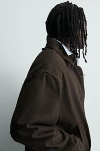 CROPPED FIT FIREMAN CLASP JACKET