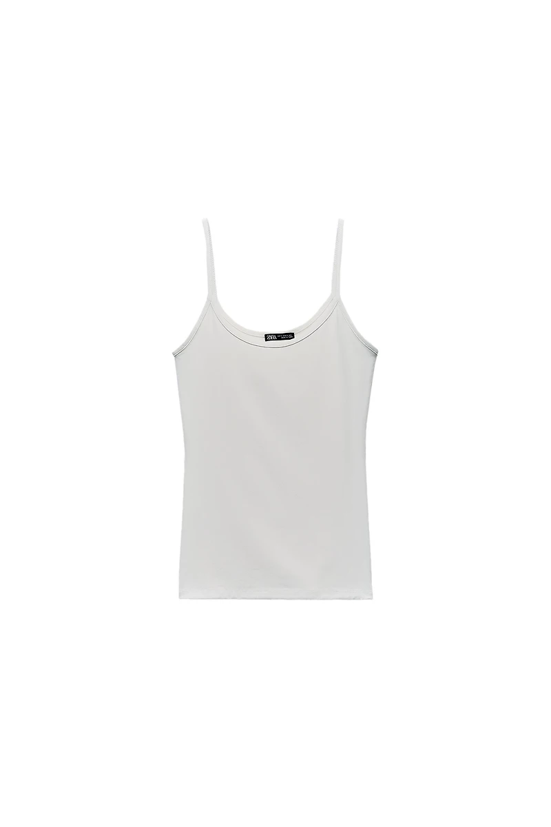 POLYAMIDE SPAGHETTI STRAP CAMISOLE