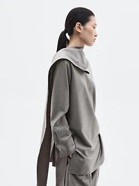 Blouse with tie neck - LIMITED