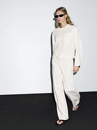 T-shirt oversize avec poches