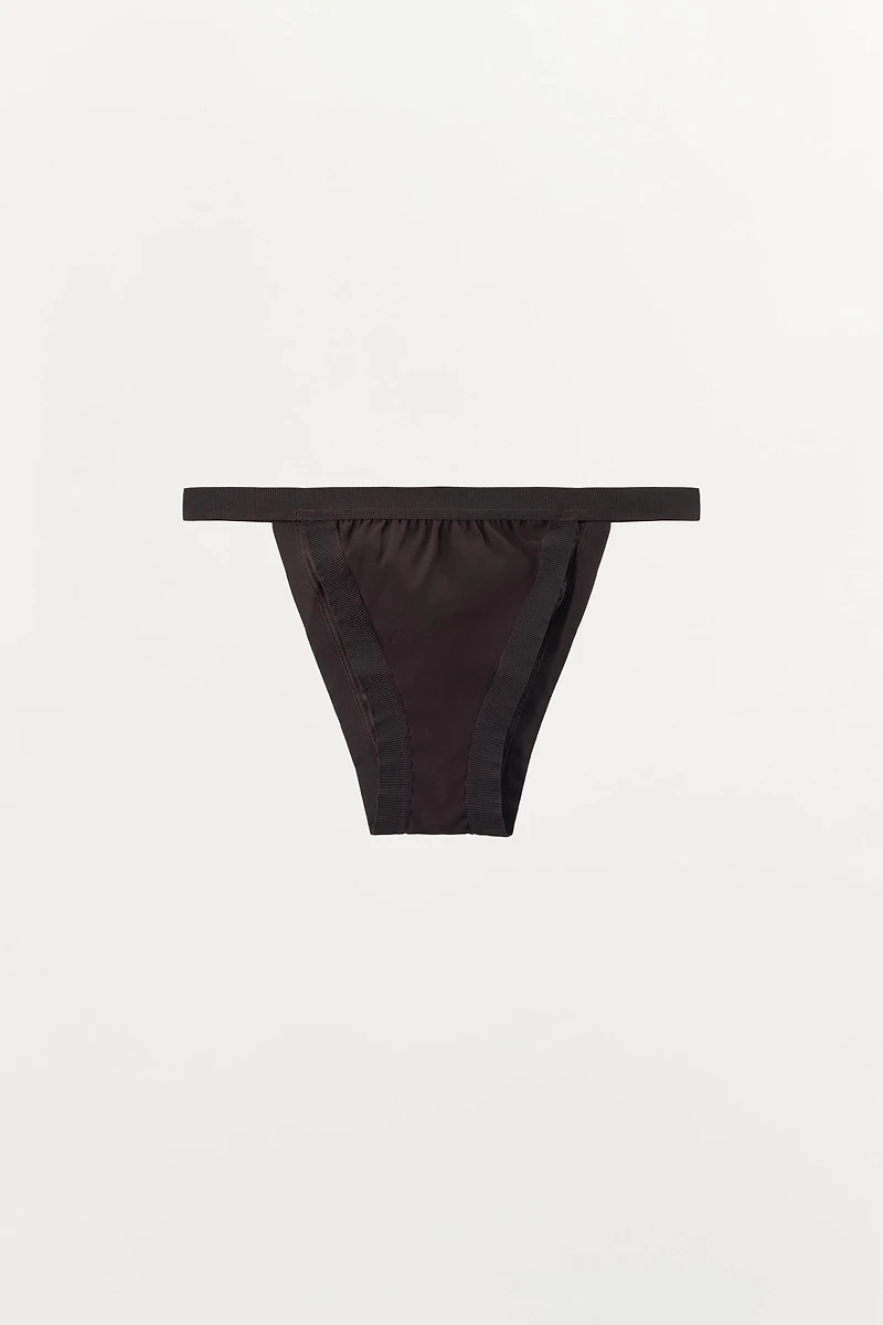 ELASTICIZED SILK BLEND PANTIES