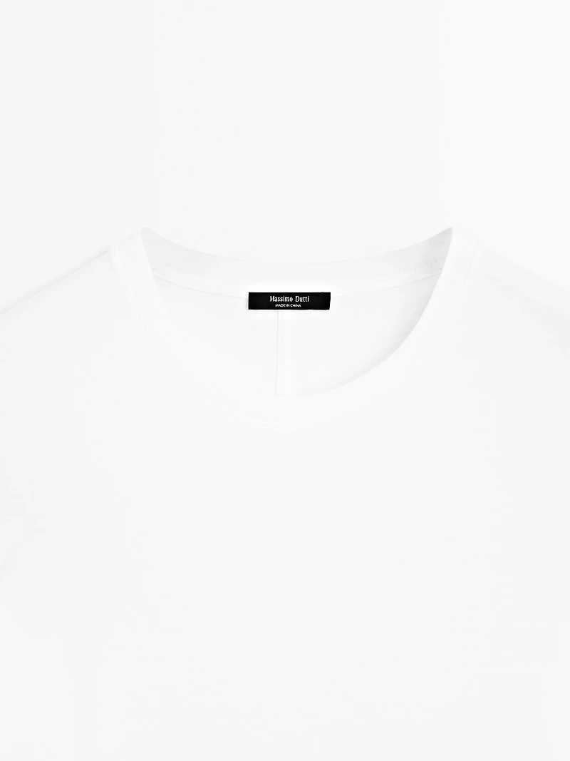 T-shirt manches longues couture apparente