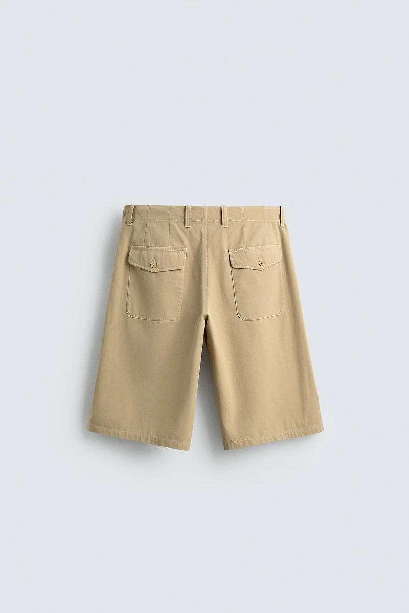 WASHED RELAXED FIT SHORTS