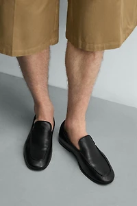 LEATHER LOAFERS
