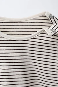 THREE-PACK OF STRIPED AND SOLID T-SHIRTS