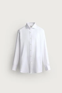 CHEMISE SLIM FIT À POIGNETS MOUSQUETAIRES